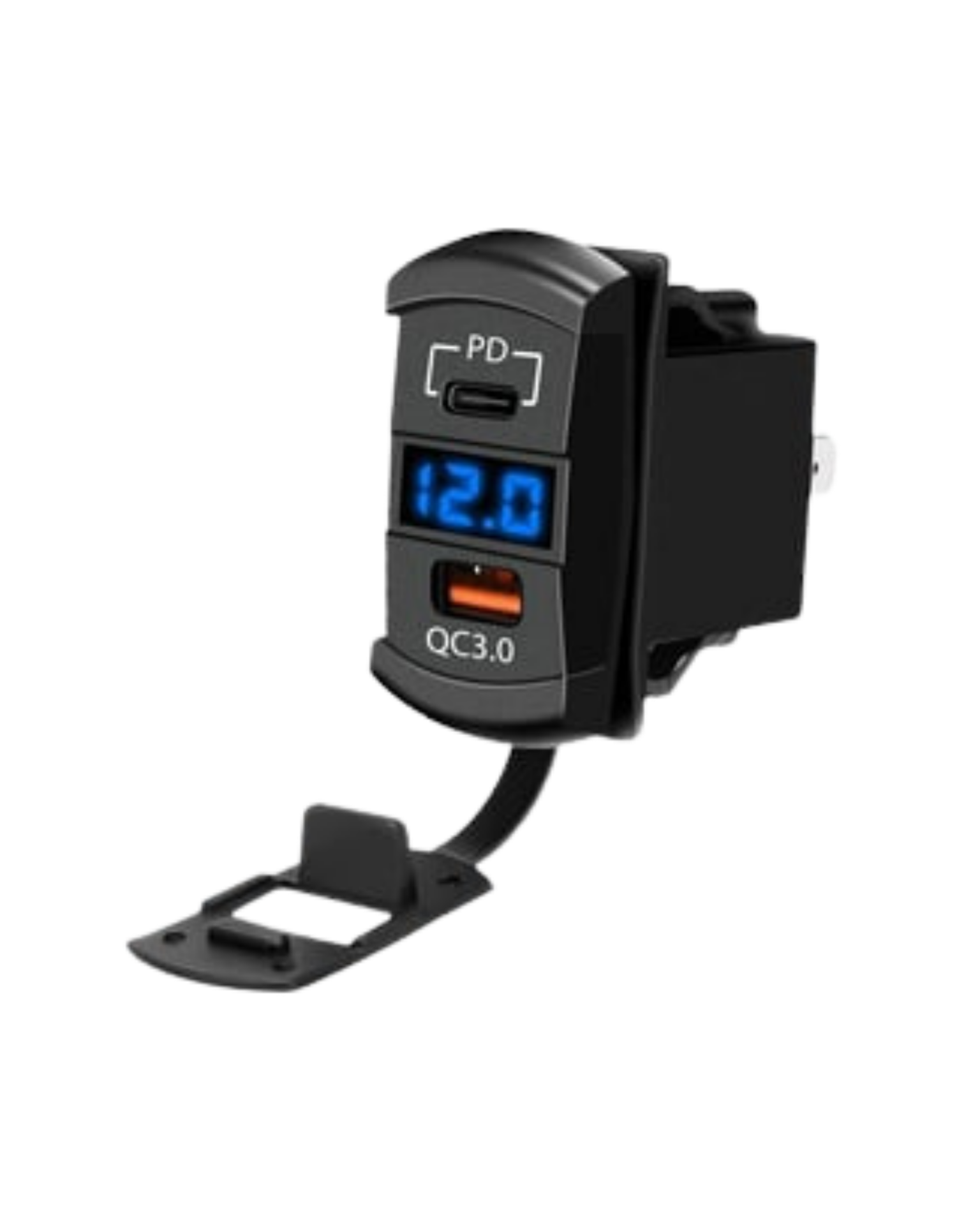 IC-266D-4 Marin Tip Voltmetreli 2'li USB 3.0 + TYPE-C