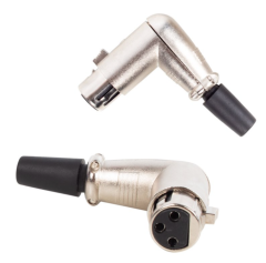 Canon Fiş Dişi 90 Derece L Tip XLR Jack Fiş