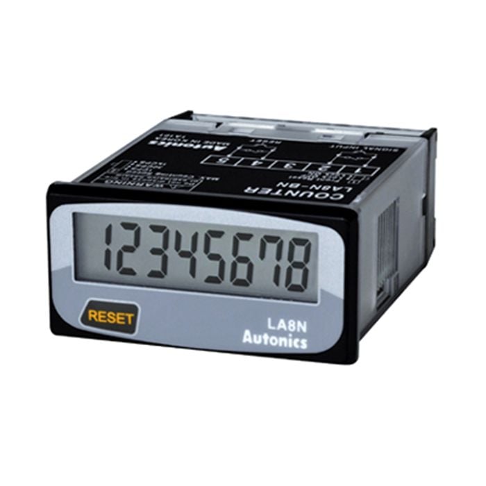 LA8N-BN-L 48X24mm Kompakt LCD Sayıcı Gösterge
