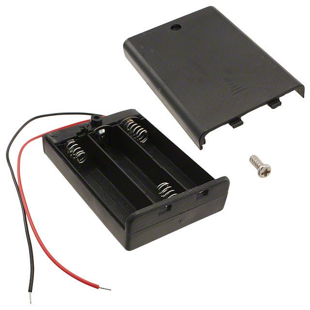 3xAA Tipi Kapaklı Switch'li Pil Yuvası