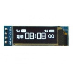 128x32 OLED LCD 0.91 BEYAZ