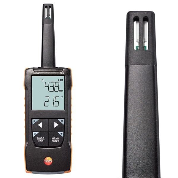 Testo 625 Taşınabilir Akıllı Sıcaklık ve Nem Ölçer | Testo Smart App Uyumlu