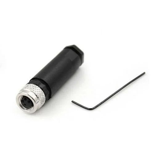 M0804FS M8 4-Pin Dişi Düz Soket