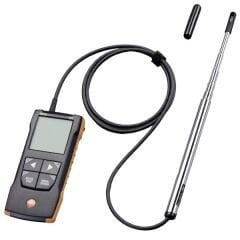 Testo 425 Akıllı Kanal İçi Anemometre | Teleskopik Problu Hava Hızı ve Debi Ölçer
