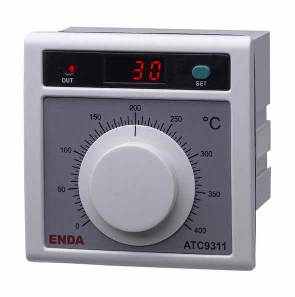 ATC9311 230VAC Analog Termostat j tipi giriş 400 (°C) skala 96x96 mm