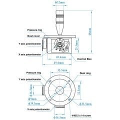 JH-D202X-R2 2 Eksen Joystick