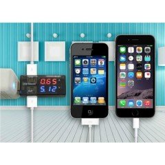 USB Voltmetre Çift Çıkışlı