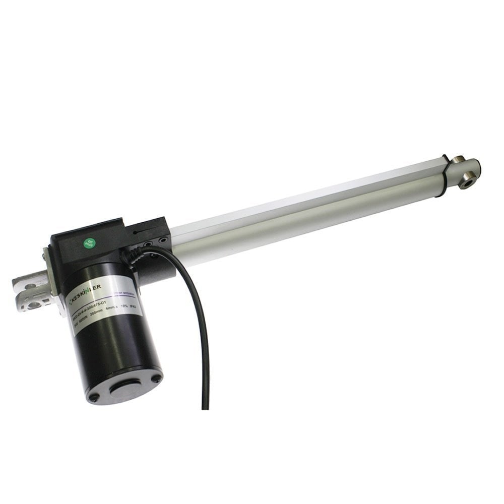 24V 300mm 6000N Lineer Aktüatör Motor