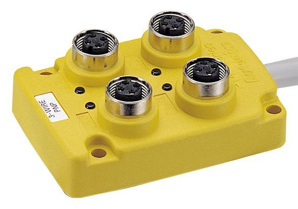 PT4-2D 4 Adet 24VDC DC 2-Kablolu, Led'li Sensör Bağlantı Kutusu