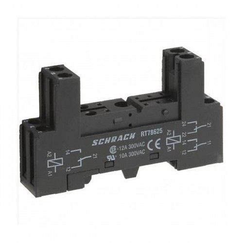 RT78725 08 PIN RAY TİPİ KISA SOKET VİDALI ( 1 C/O VE 2 C/O RÖLE İÇİN)
