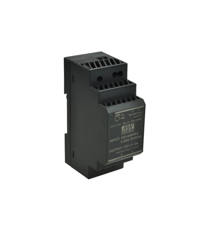 MeanWell HDR-30-12 12VDC 2.00A Ray Montaj SMPS