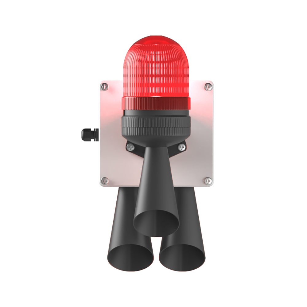 LED Multifonksiyon 3X 43 Ses Elektronik Siren MS 5806.1.12-24VAC/DC