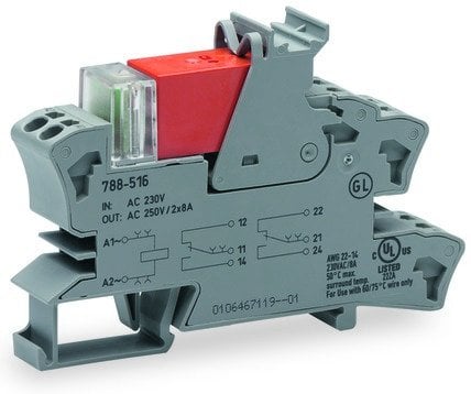 WAGO 230V AC ÇİFT KONTAK RÖLE
