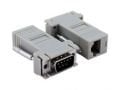 8P/8C Dişi - 9 Pin Erkek D-Sub Adaptör
