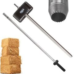 Wile Saman Balyası Numune Alma Sondası | Paslanmaz Çelik Yem ve Saman Numune Alma Aparatı