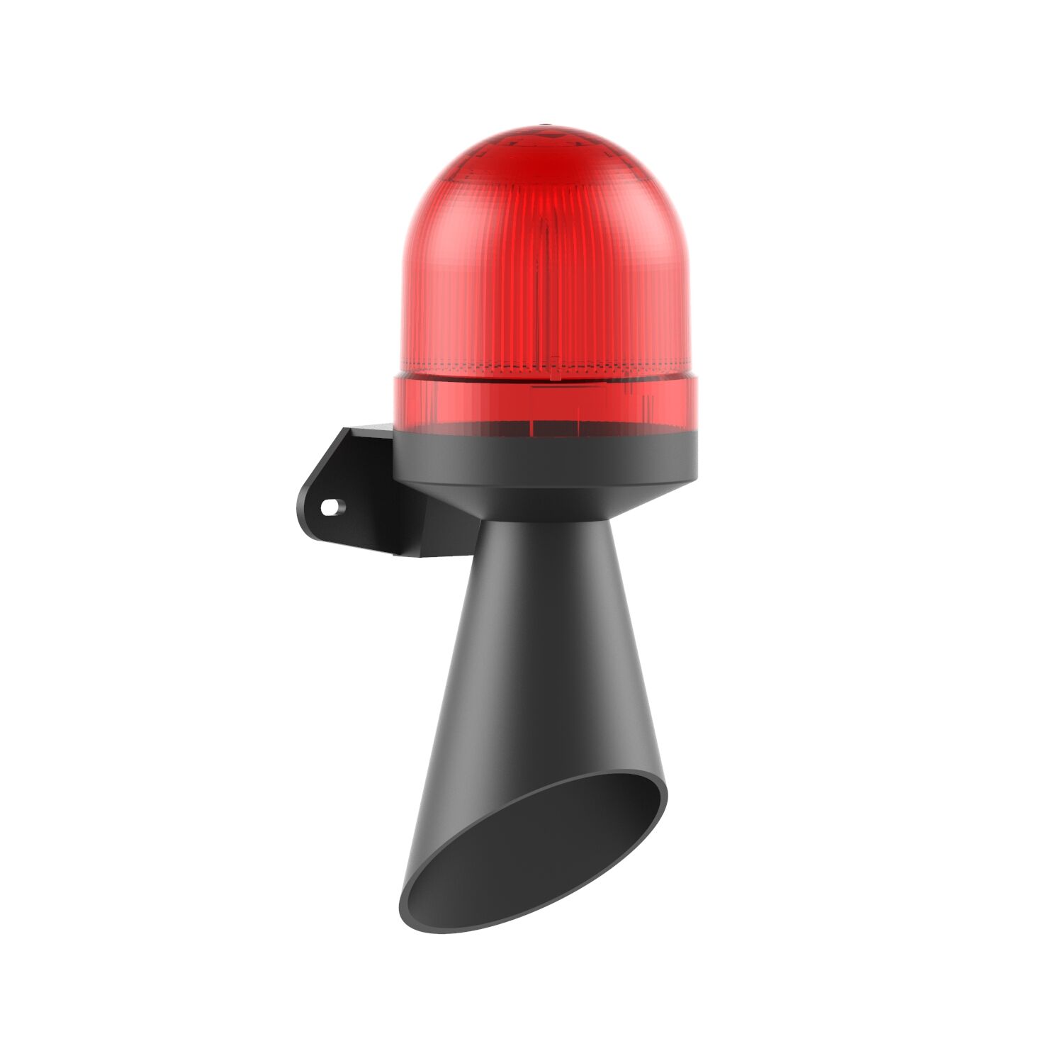 Ø70 LED Multifonksiyon 10 Ses Borulu Elektronik Siren Duvar Montaj MS 5855.1.110-230VAC