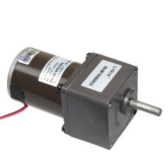 12V DC 3.4A 25W 3.000r/min Çap 60mm Redüktörlü Motor
