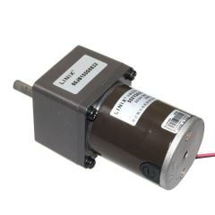 12V DC 3.4A 25W 3.000r/min Çap 60mm Redüktörlü Motor