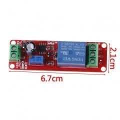 NE555 Zaman Gecikmeli Röle Modülü