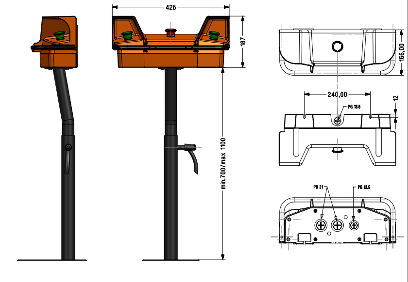 Çift El Kontrol Ayaklığı CEKA