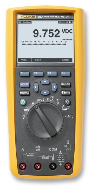 TrendCapture Fluke 287 True-rms Veri Saklama Multimetresi