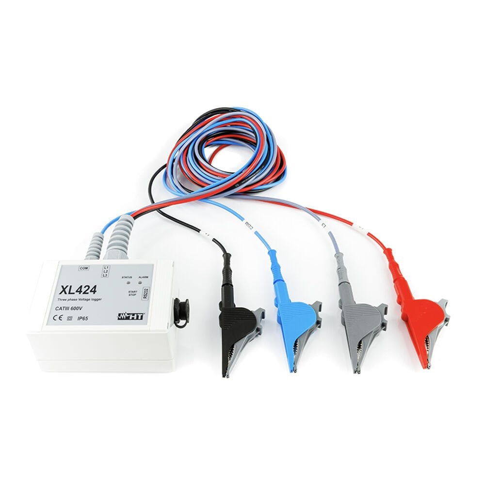 HT Italia XL424 Güç Kalitesi ve Enerji Analizörü | TRMS Üç Faz Veri Kaydedici