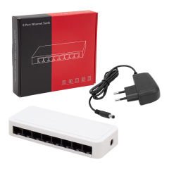 Powermaster PM-14054 8 Port 10/100 Mbps Switch