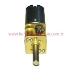 6V 140RPM Çap 12mm Redüktörlü Motor
