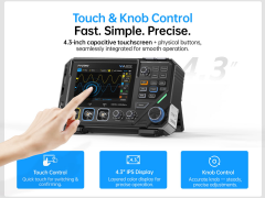 FNIRSI 2D15P 3’ü 1 Arada 100MHz 2 Kanallı Fosfor Osiloskop + Multimetre + Sinyal Jeneratörü