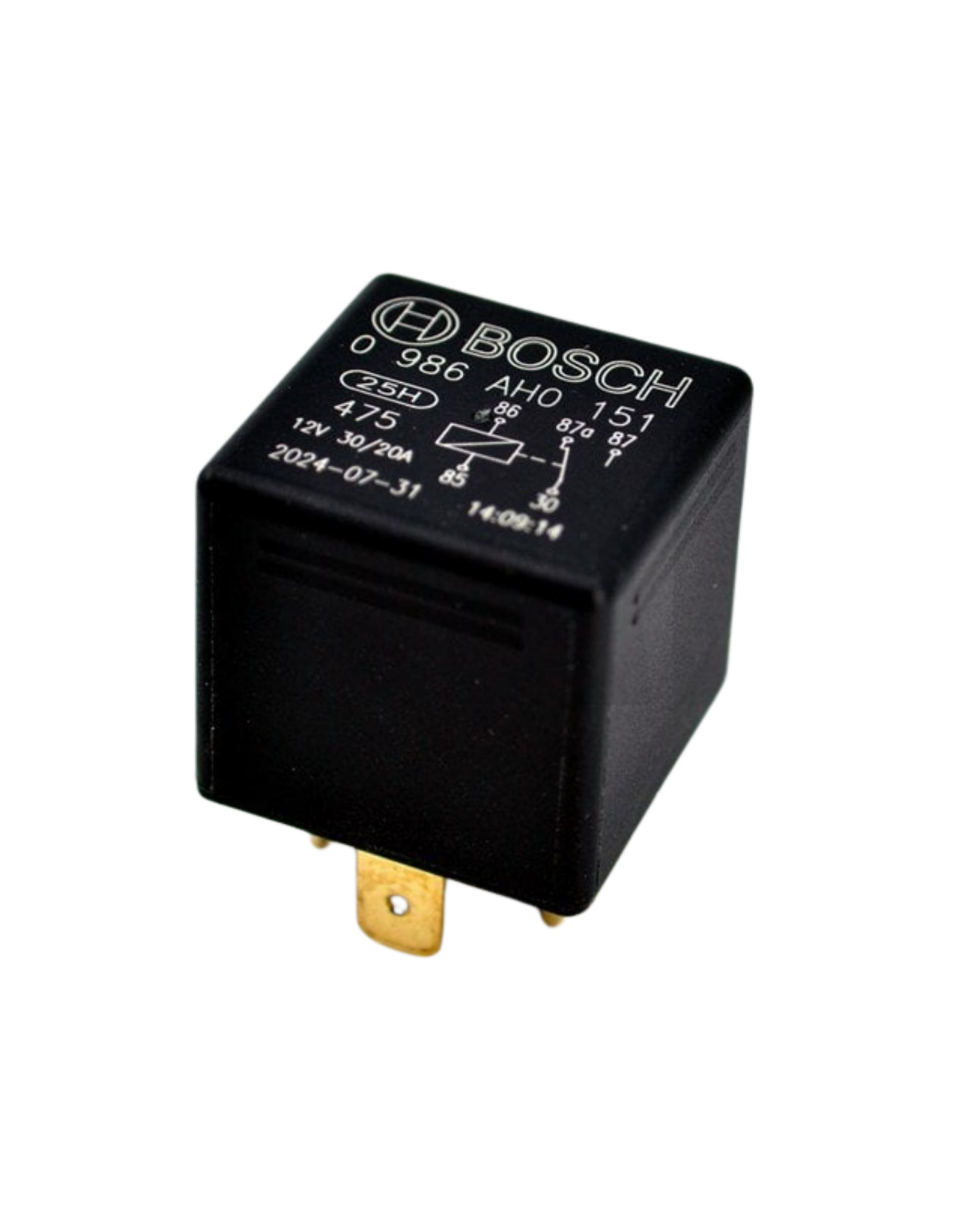 12V 30/20A Çift Platin Mini Röle 5 Fişli Bosch 0986AH0151 Sapsız