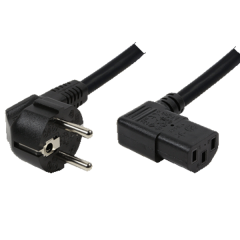 Power Kablo 3x0.75mm 1.8 Mt L Erkek / L Dişi