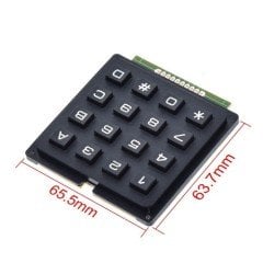 4x4 Matrix Tuş Takım