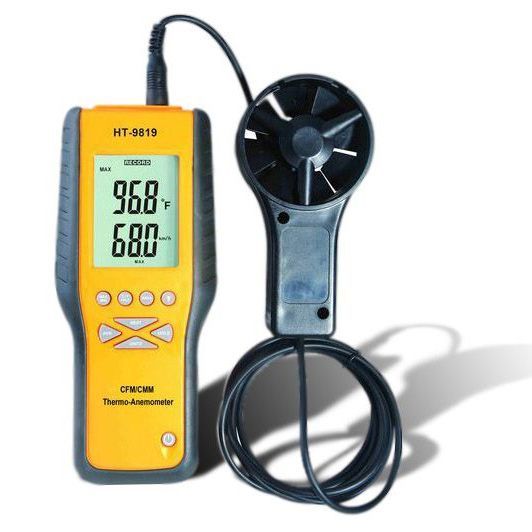 HT 9819 Termo-Anemometre Hava Akış Ölçer
