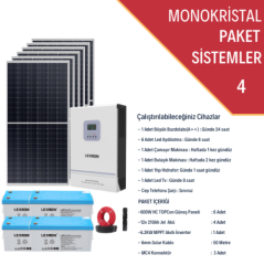 Mono Solo Güneş Enerji Paketimiz