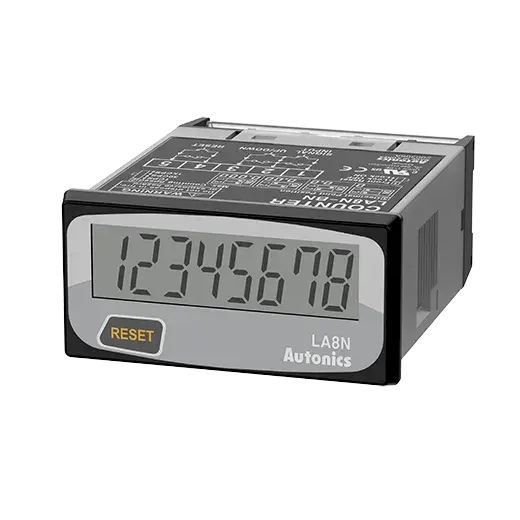 LA8N-BN 48X24mm Kompakt LCD Sayıcı Gösterge