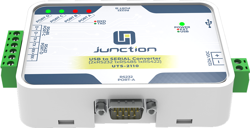 Junction UTS-2110 RS232 422 485 Usb Seri Çevirici