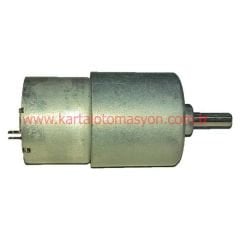 12V 110RPM Çap 25mm Redüktörlü Motor
