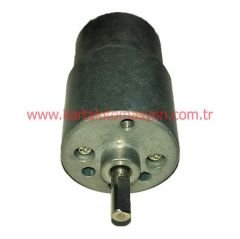 12V 110RPM Çap 25mm Redüktörlü Motor