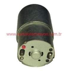 12V 110RPM Çap 25mm Redüktörlü Motor