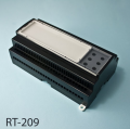 157,4 x 91 x 58,4 Ray Tipi 9 Modül Kutu RT-209.C - Siyah - Füme  - Raya Montaj Alt Kapak