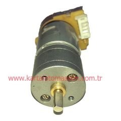 12V 300RPM Çap 25mm Enkoderli Motor