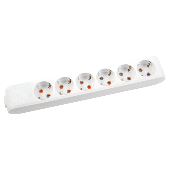 Multi-let Altılı Priz Topraklı Klemensli Çocuk Korumalı