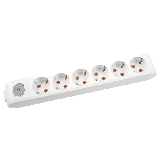 Multi-let Altılı Priz Anahtarlı Topraklı Çocuk Korumalı