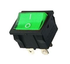 IC-126 ORTA BOY IŞIKLI ANAHTAR ON-OFF 4P YEŞİL