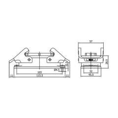 403030S 16x16A Çok Kontaklı Makine Prizi
