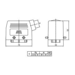 403022 10x16A Çok Kontaklı Uzatma Prizi