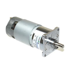 KGA42 12V 100Rpm 42mm Redüktörlü Flanşlı Uzun Dc Motor