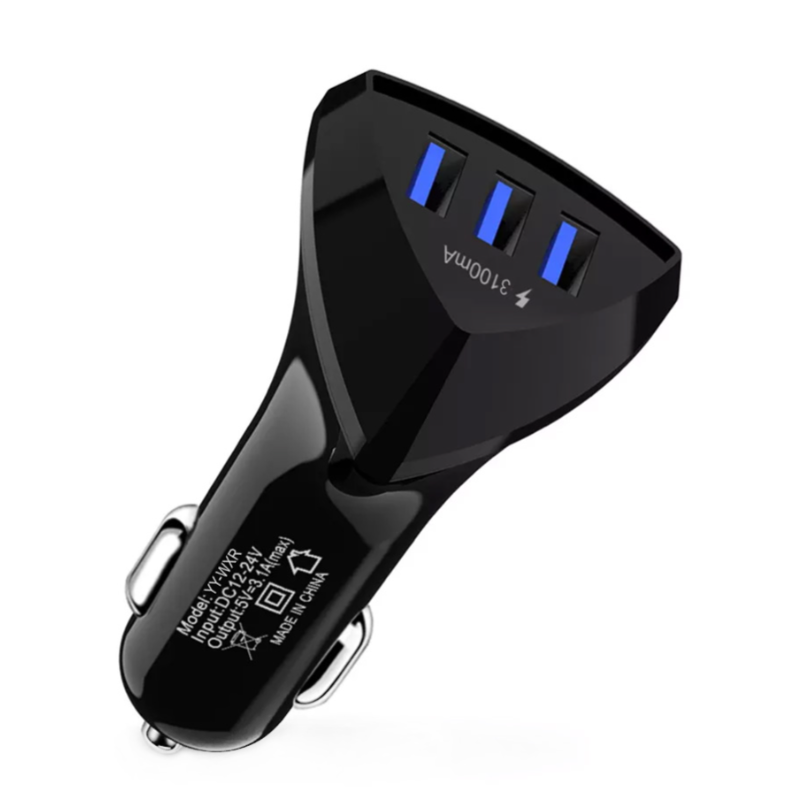 Powermaster PM-2417 4.2 Amper 3'lü Usb Çakmaklık