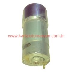 12V 150RPM Çap 42mm Redüktörlü Motor (555)