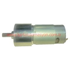 12V 30RPM Çap 42mm Redüktörlü Motor (555)